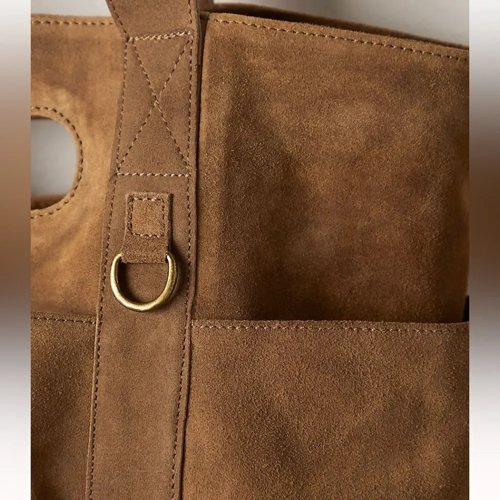 FREE PEOPLE Suede Caravan Tote